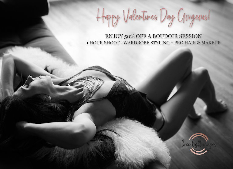 Valentines Day Boudoir Special 50 Off Photo Sessions 