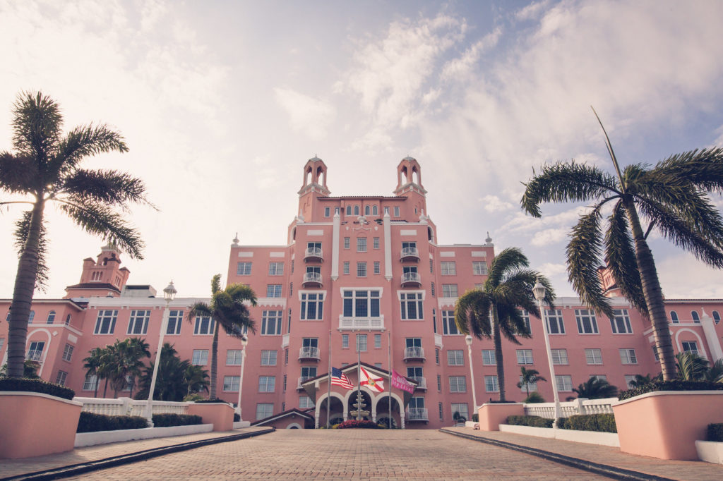 Historic Florida Wedding Venue The Don CeSar Hotel in St. Pete Beach | Wedding Photographer Luxe Light Images