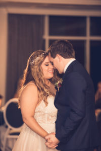 Romantic Bride and Groom First Dance Wedding Portrait | Wedding Photographer Luxe Light Images