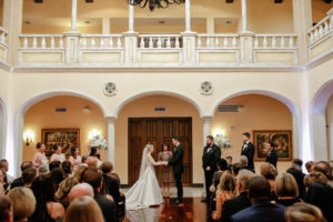 Tampa Wedding Venue Avila Golf & Country Club | Indoor Ceremony Blush Dusty Rose
