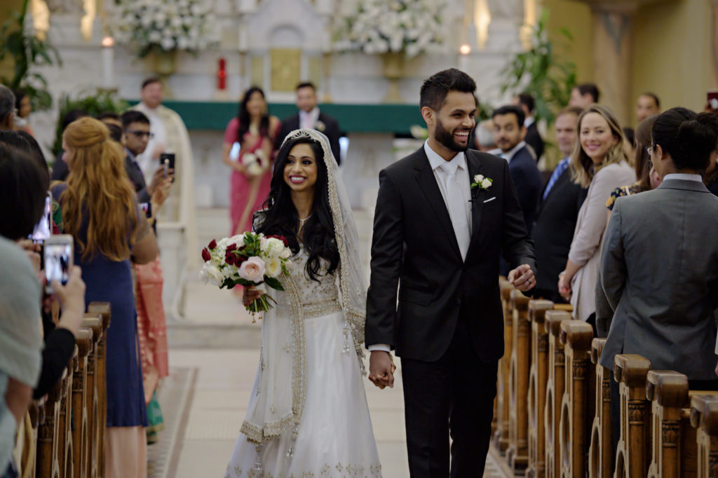 Vibrant Red Indian, Pakistani Fusion Wedding | Grand Hyatt Tampa Bay ...