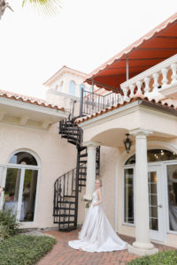 Tampa Wedding Venue Avila Golf & Country Club | White Allure Ballgown Wedding Dress with Long Train | Tampa Bay Wedding Photographer Lifelong Photography Studio