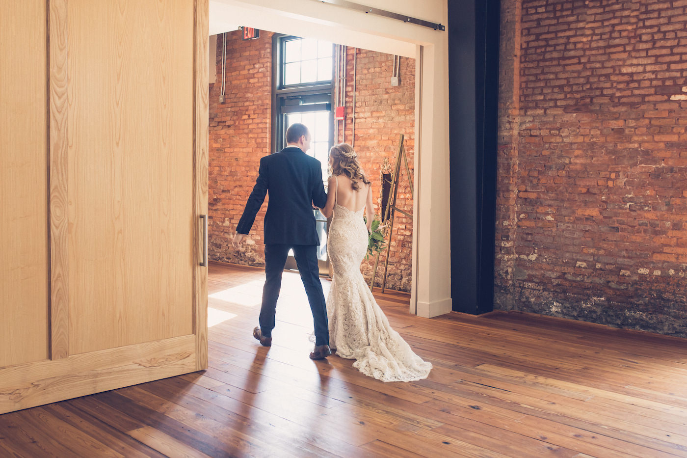 Bride and Groom Ceremony Exit at Tampa Wedding in Historic Venue | Tampa Wedding Photographer Luxe Light Images