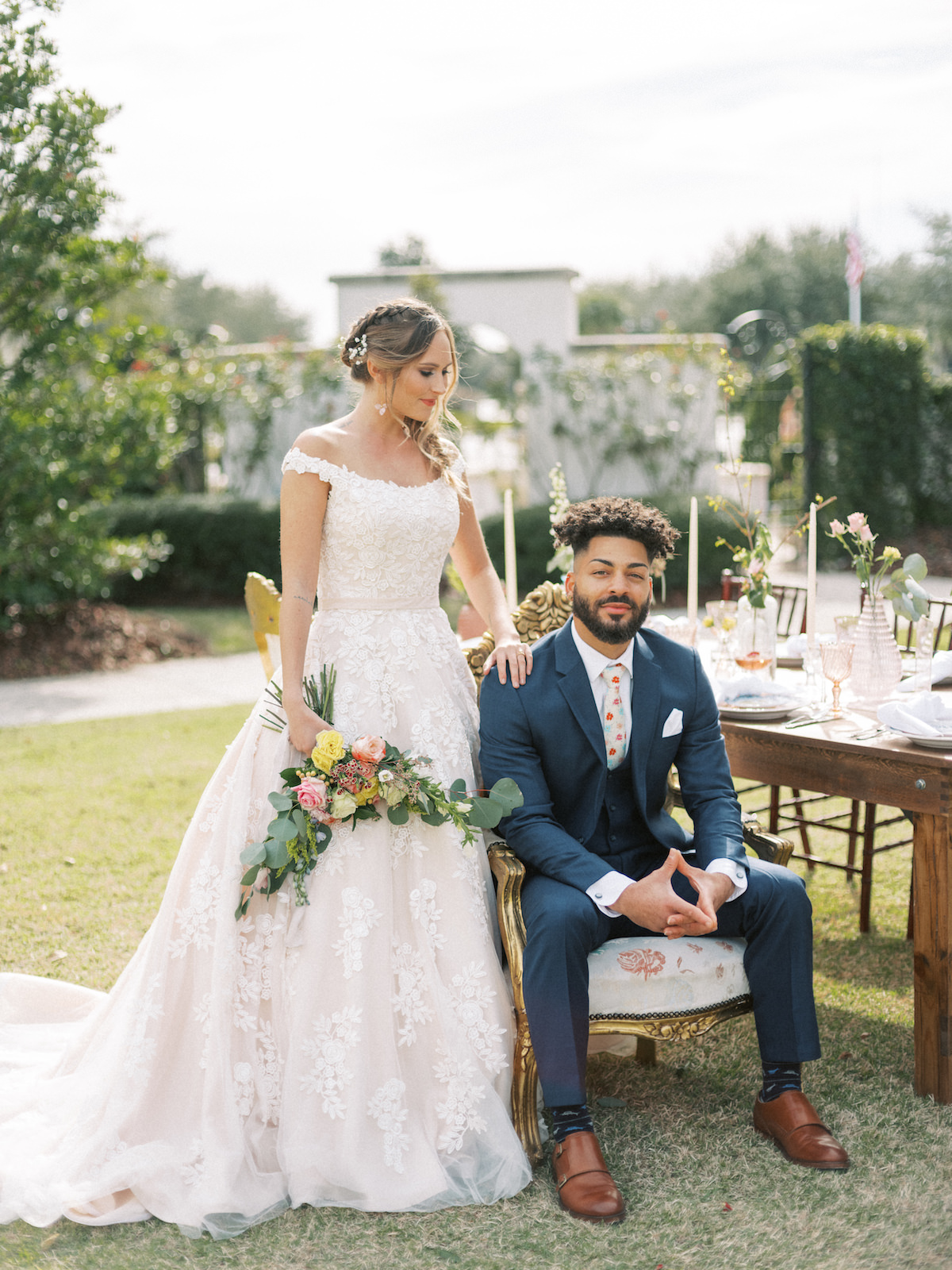 Pastel European Inspired Garden Wedding Style Shoot The Palmetto Club Marry Me Tampa Bay Most Trusted Wedding Vendor Search And Real Wedding Inspiration Site