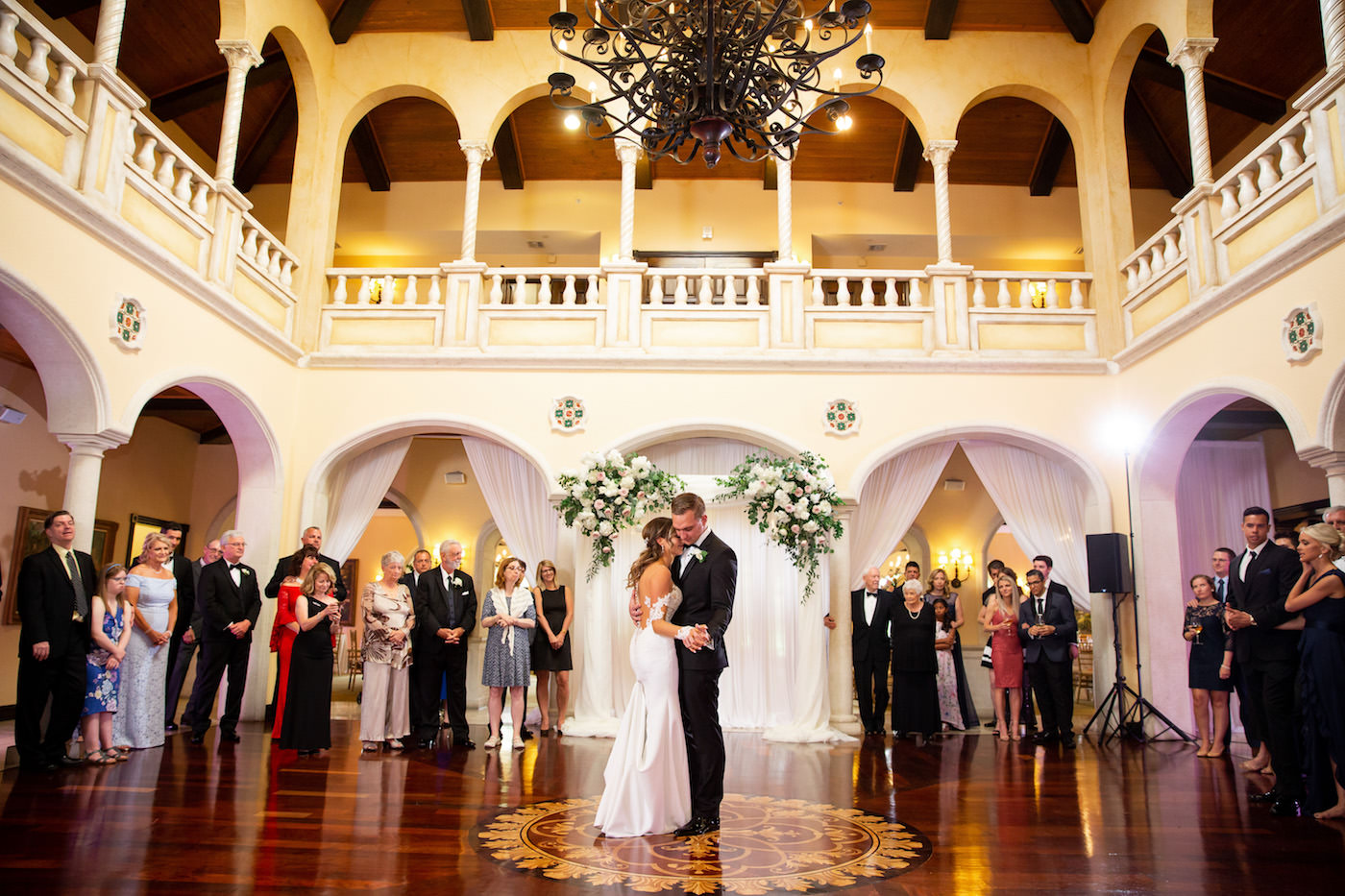 Bride and Groom First Dance at Tampa Wedding Venue Avila Golf & Country Club