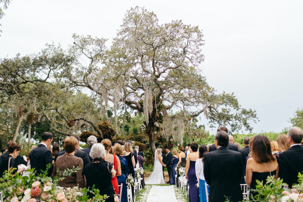 Luxurious Pink and Gold Sarasota Wedding | Marie Selby Gardens