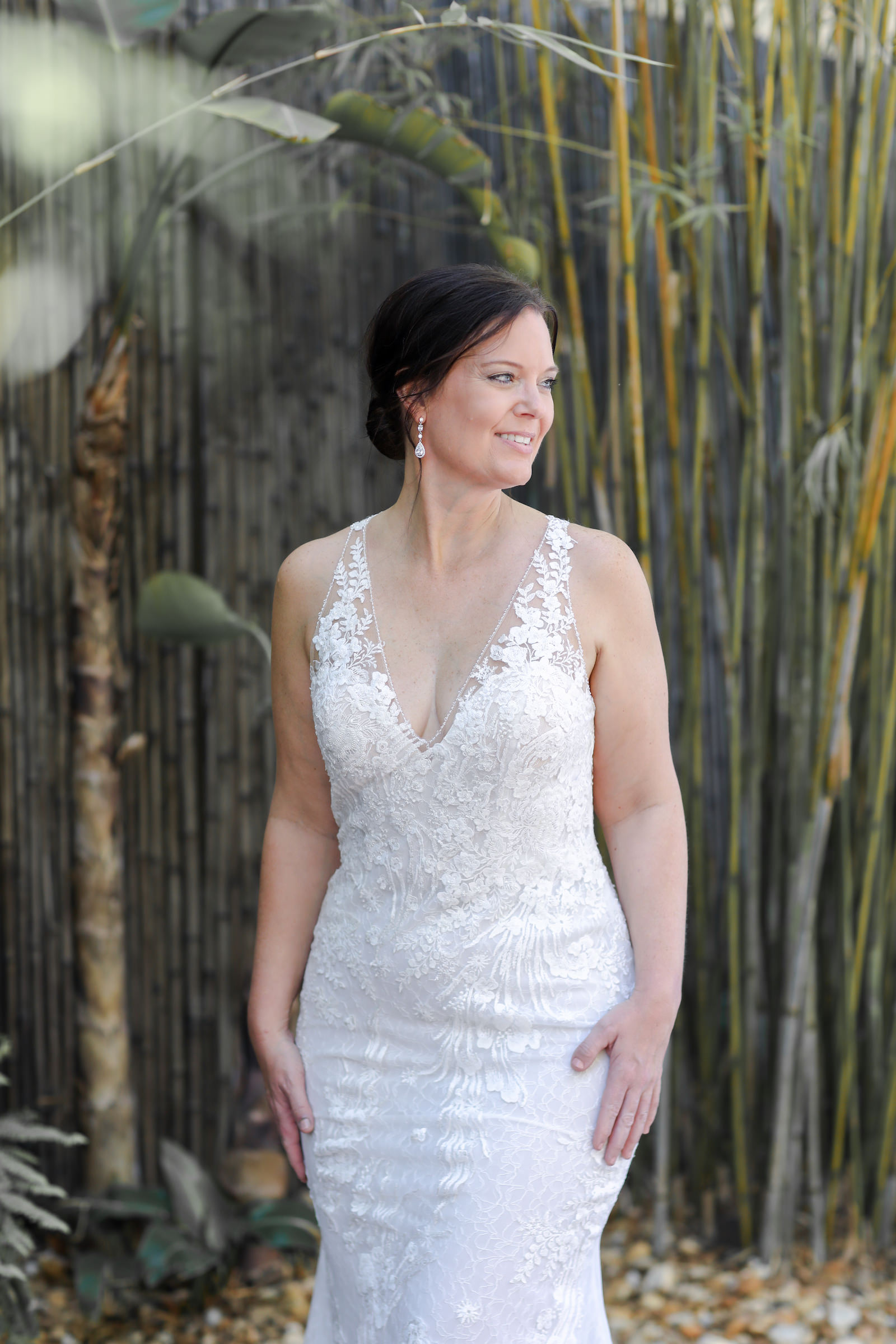 Lace Sweetheart Illusion Wedding Gown | Tampa Bay Wedding Dress Boutique Truly Forever Bridal