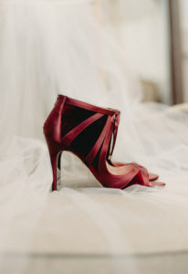 Maroon Burgundy Red Wedding Heels Bridal Shoes