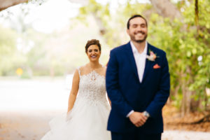 Tampa Bride and Groom First Look Photo