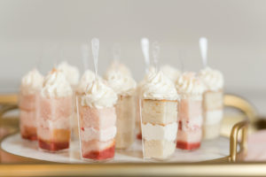 Mini Individual Cake Desserts | Tampa Bay Cake Company | Don Cesar Styled Wedding