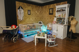 Halloween Wedding Decor, Creepy and Spooky Dolls Room | Tampa Bay Wedding Planner UNIQUE Weddings and Events