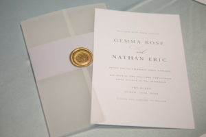 Elegant Modern White and Gray Wedding Invitation Suite | Tampa Bay Wedding Photographer Carrie Wildes