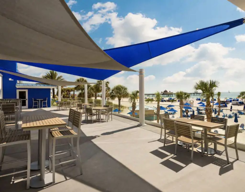 Carambola Outdoor Dining Restaurant at Hilton Clearwater Beach