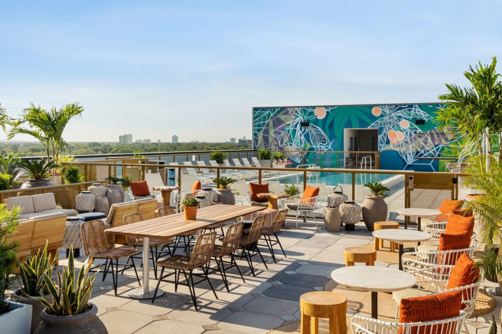 Aloft-Element Tampa Midtown | New Tampa Bay Wedding Venue | Rooftop Pools in Tampa