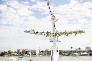 Ceremony on Ship Deck of Florida Nautical Wedding Venue | Yacht StarShip Clearwater
