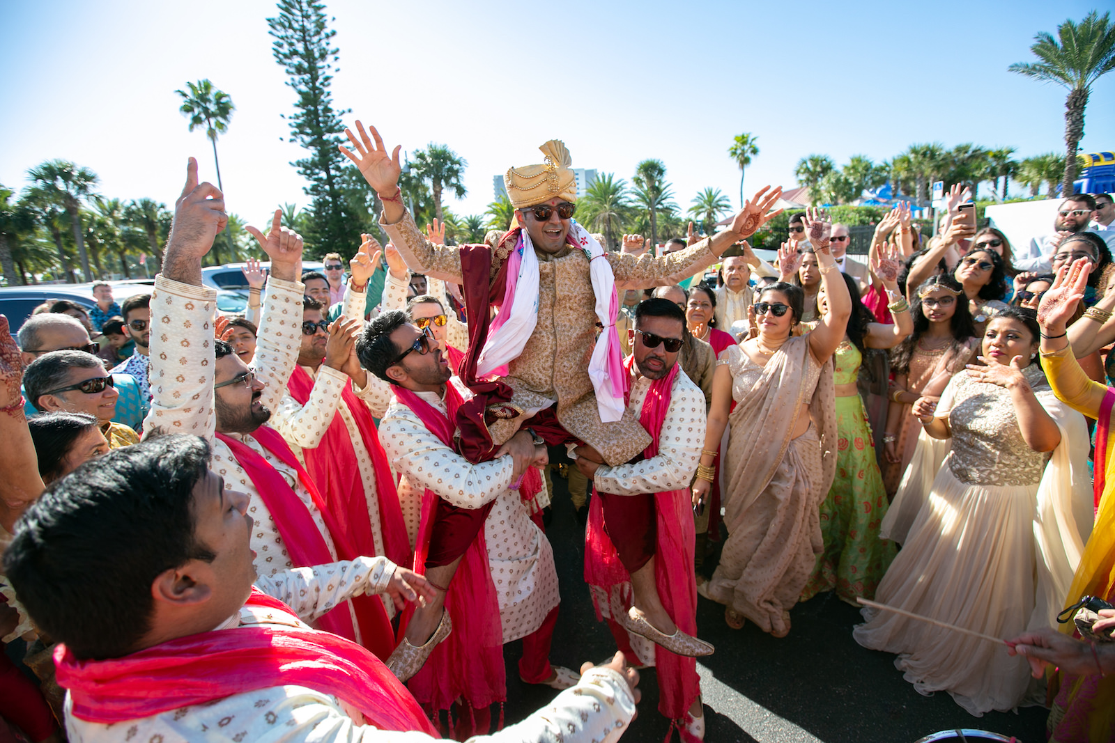 Tampa Clearwater Indian Wedding Baraat Groom