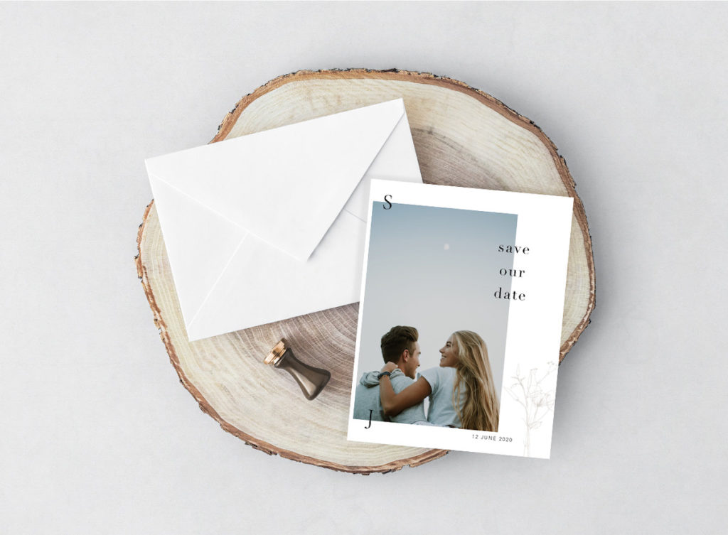 Save-the-Date Rustic Boho Wedding Invitation Stationery Ideas | Paperlust