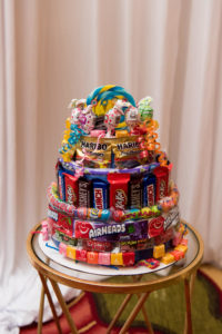 Fun and Unique Candy Wedding Cake | Tampa Wedding Planner Parties A'la Carte