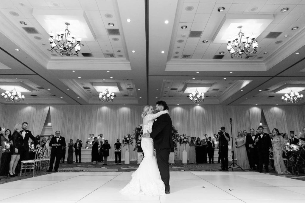 Tampa Bride and Groom First Dance Wedding Reception Photo | Tampa Bay Wedding Planner Parties A'la Carte | St. Pete Wedding Venue The Vinoy
