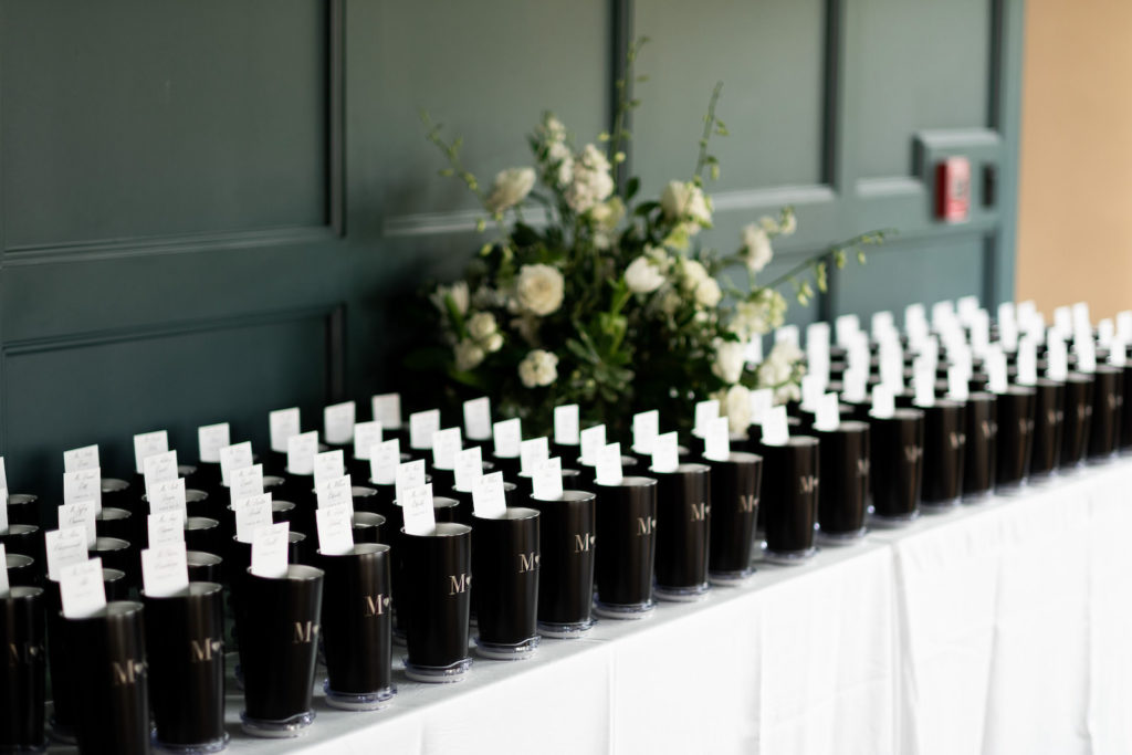 Black Personalized Tumblers Wedding Favors