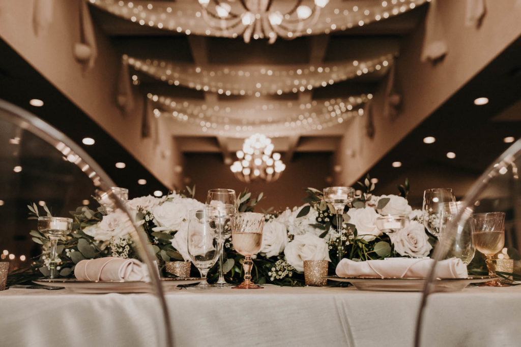Table Setting for Wedding Reception | Sarasota Longboat Key Club