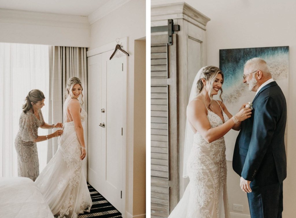 Father and Mother of the Bride Wedding Portraits | Sarasota Hotel Wedding Venues