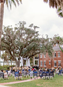 Romantic Luxurious Waterfront Wedding Ceremony | Wedding Venue Bay Preserve at Osprey | NK Productions Wedding Planning