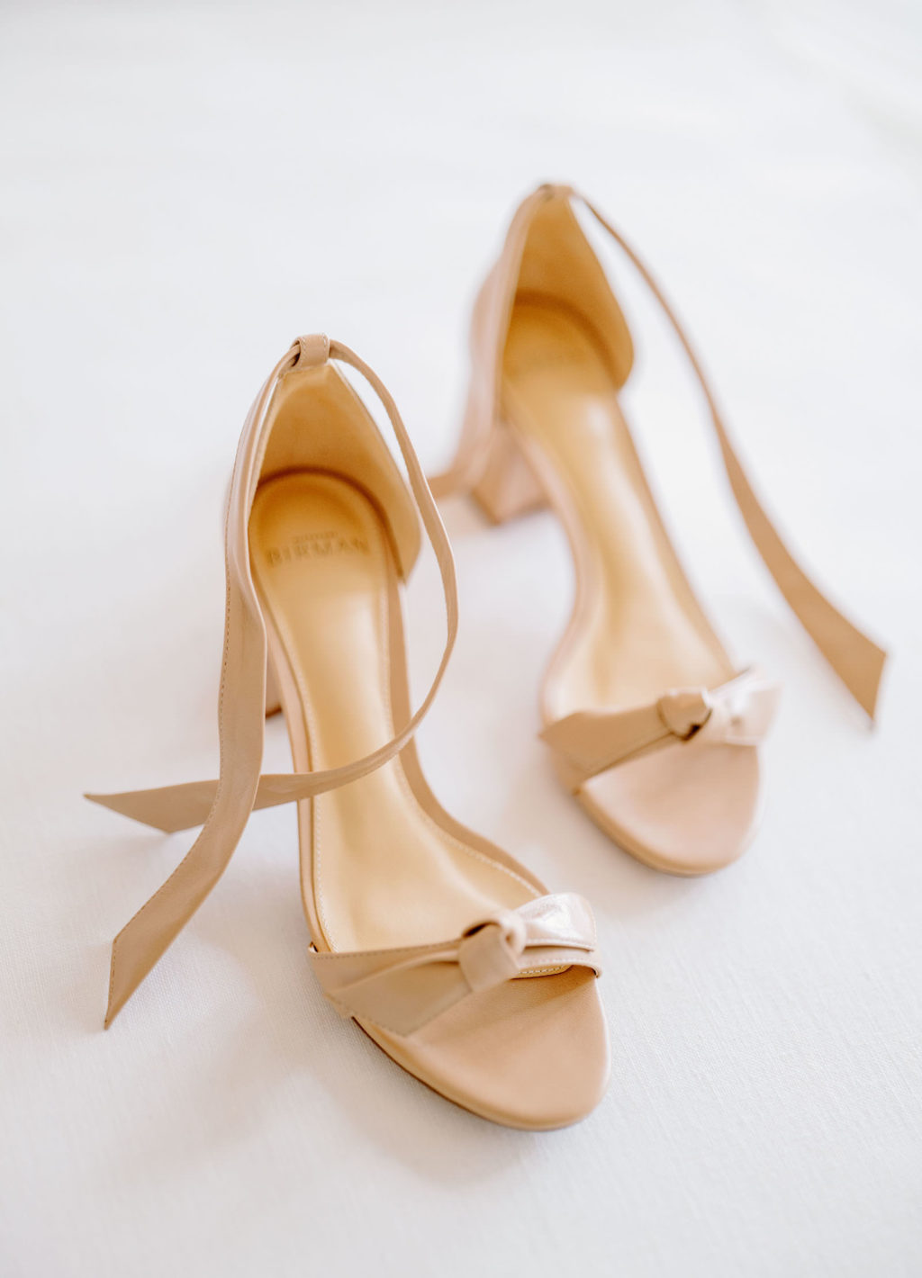 Nude Sandal Strappy Bride Wedding Shoes