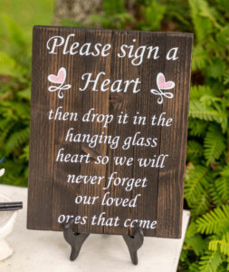 DIY Backyard Tampa Bay Wedding Reception Decor, Wooden Sign, Unique Guest Book