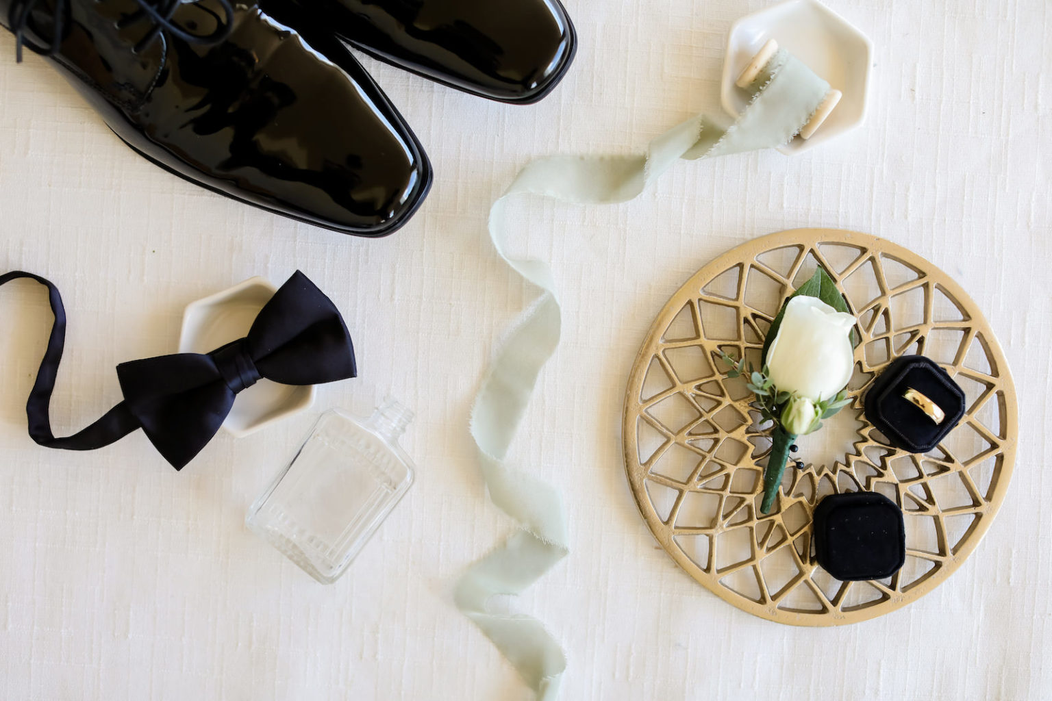 Elegant White and Gold Clearwater Beach Wedding | The Sandpearl