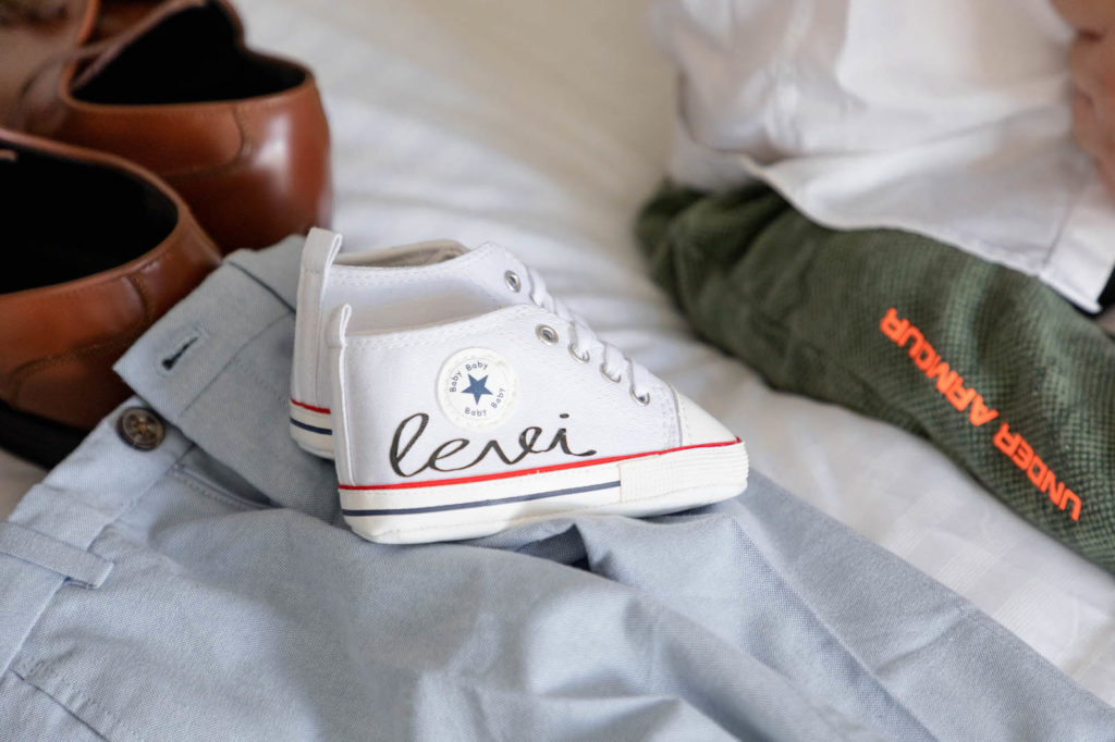 Personalized Baby Converse Wedding Shoes