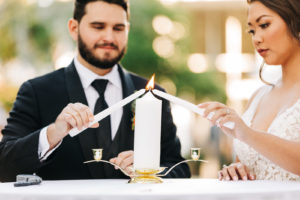 Classic Bride and Groom Candle Lighting Unity Ceremony