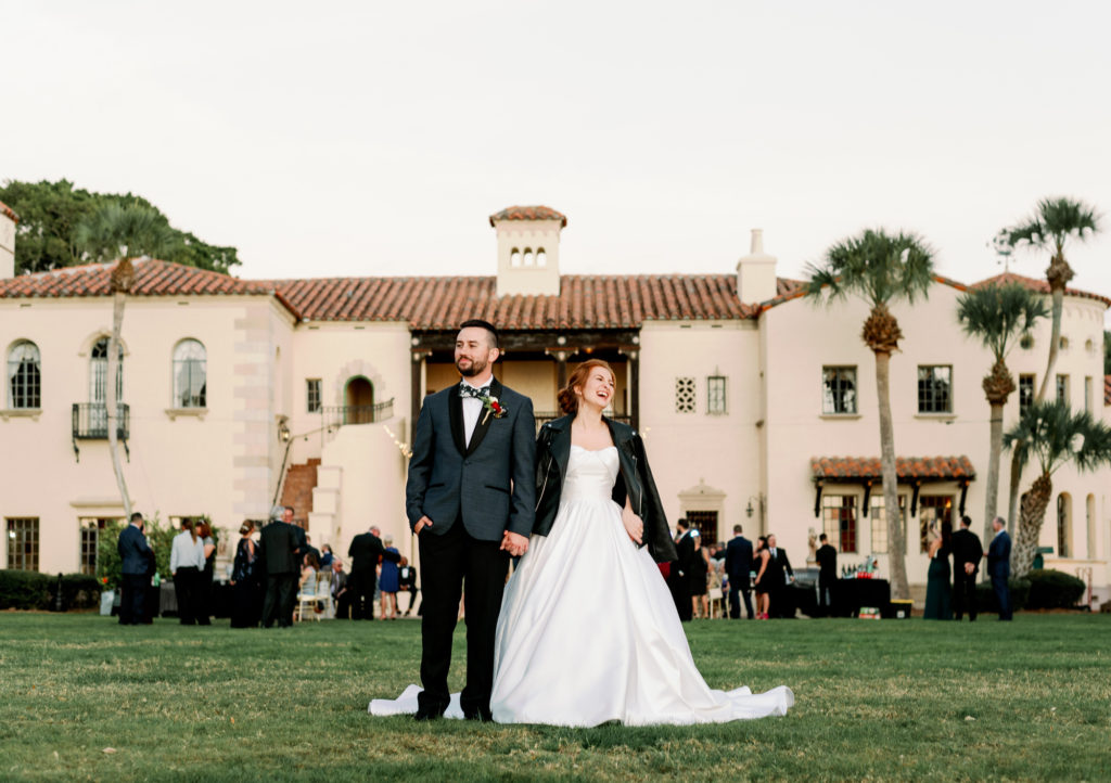 Timeless Bride and Groom Romantic Photo | Tampa Bay Wedding Photographer Dewitt for Love Photography | Sarasota Wedding Venue Powel Crosley Estate