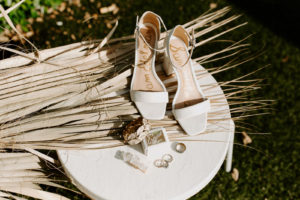 Sam Edelman White Strap Block Heel Bridal Wedding Shoes