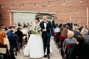 Bride and Groom Just Married Portrait | St. Pete Florida Wedding Ceremony