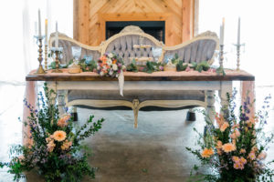 Vintage Wedding Love Seat | Wedding Ceremony Seating | Covington Farms