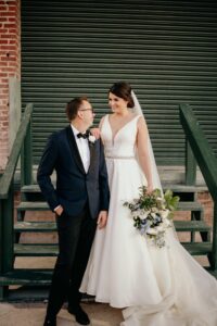 Bride and Groom Wedding Portrait | St. Petersburg Florida Outdoor Wedding