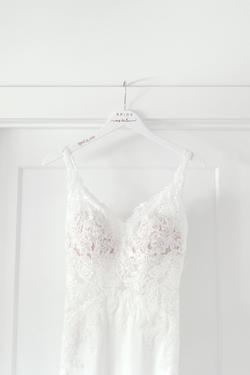 Lace Illusion Wedding Dress Bodice | Morilee Spaghetti Strap Fit and Flare