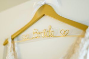 Gold Wire Custom Bride Hanger