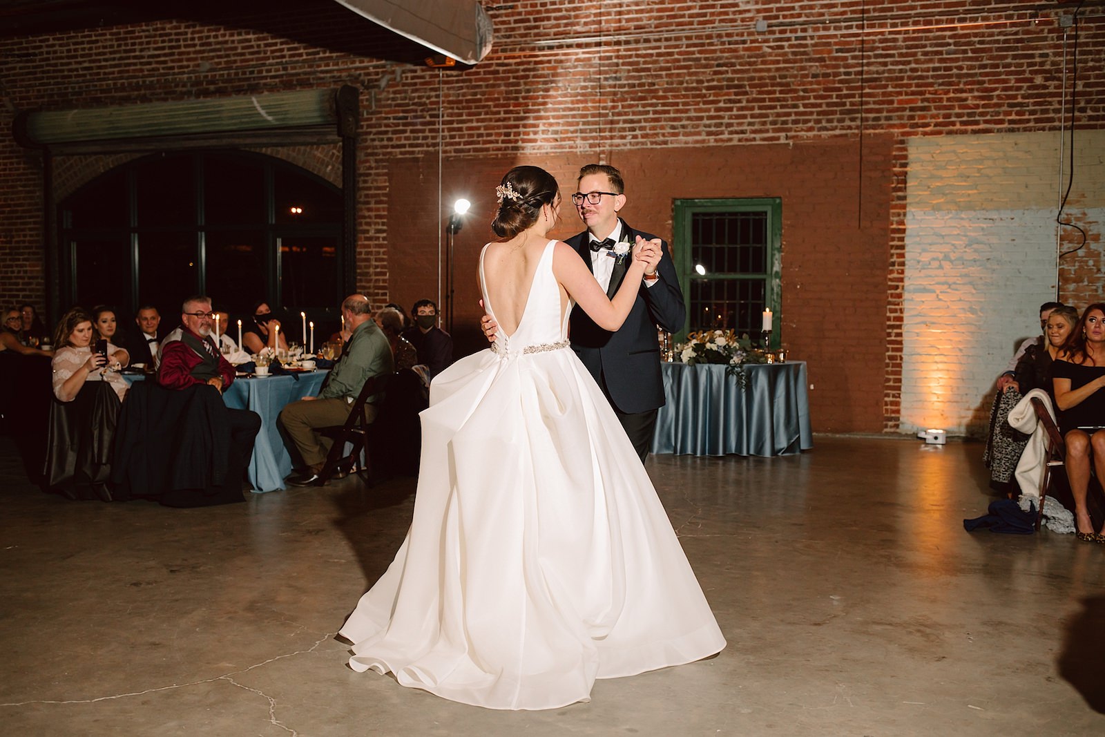 Bride and Groom First Dance Wedding Portrait | Florida DJ Grant Hemond & Associates