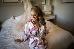 Florida Bride Getting Wedding Ready | Tampa Bay Wedding Hair and Makeup Femme Akoi Beauty Studio