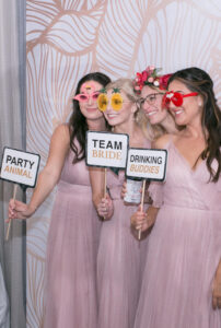 Bridesmaids in Wedding Photobooth | St. Pete Rental | The Gala Photobooth