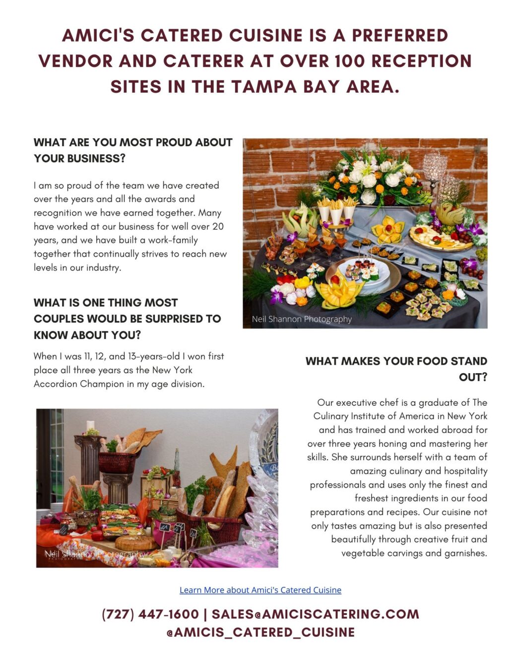 Best Wedding Caterers in Tampa Bay