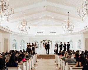 Bride and Groom Church Vows | Florida Wedding Church Ceremony Harborside Chapel
