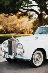 Vintage Rolls Royce Car for Wedding Exit