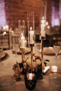 Long Candle Stick Wedding Tablescapes | Nova 535
