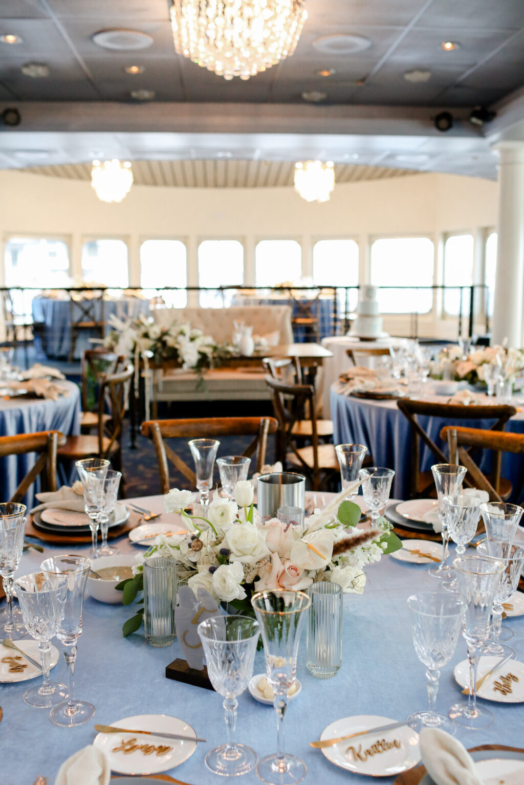 Romantic Blue Yacht StarShip Tampa Wedding22
