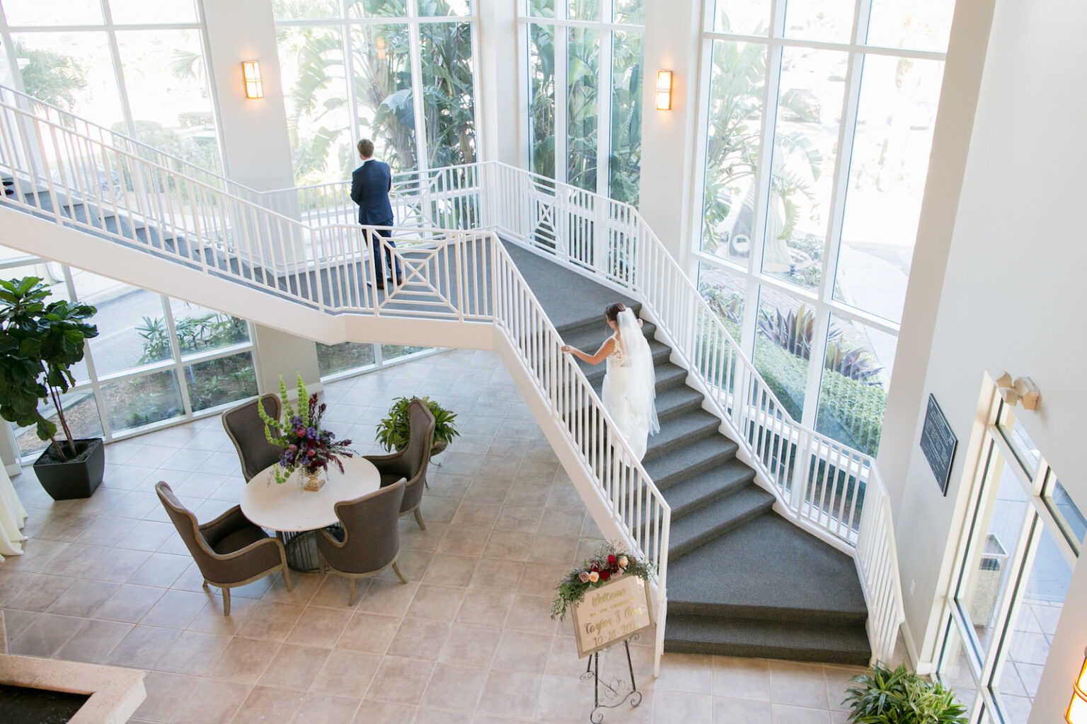 Dusty Blue And Red St. Pete Beachfront Wedding | Isla Del Sol Yacht ...