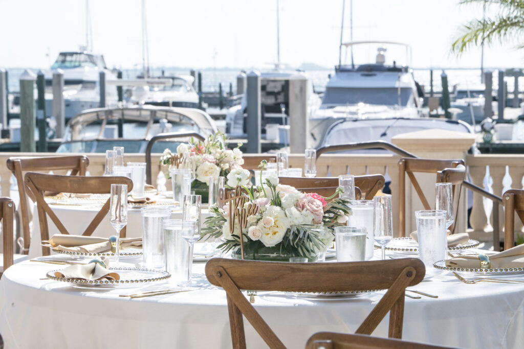 Tampa Outdoor Yacht Club Wedding Reception | Westshore Yacht Club