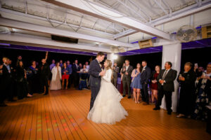 First Dance on Deck | Downtown Tampa Wedding Venue Yacht Starship | Photographer Lifelong Photography Studio